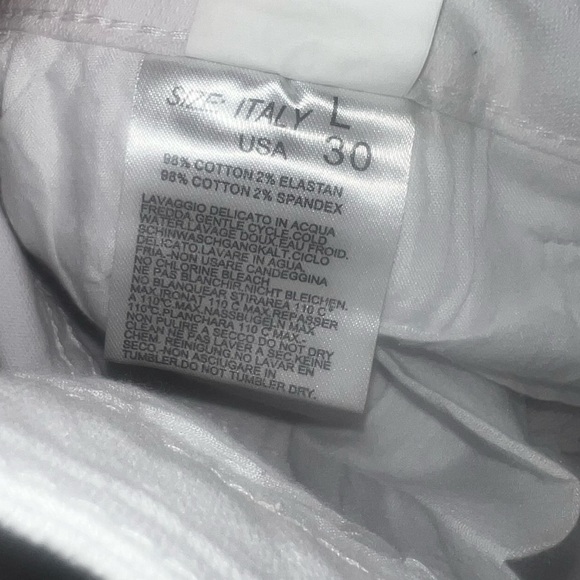 Windsor Ally White NWT High Rise Mini Distressed Skirt Large Waist 30 inches - Picture 8 of 8